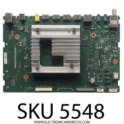 MAIN ORIGINAL PARA TV SONY BRAVIA 4K UHD HDR GOOGLE TV / NUMERO DE PARTE A5042724A 884 / 100972432 / A-5042-724-A 884 / COMPATIBLE A5042724B 884 / PANEL YSCM055CCO11 / DISPLAY HV550QUB-F1K / MODELO KD-55X80CK / KD55X80CK	